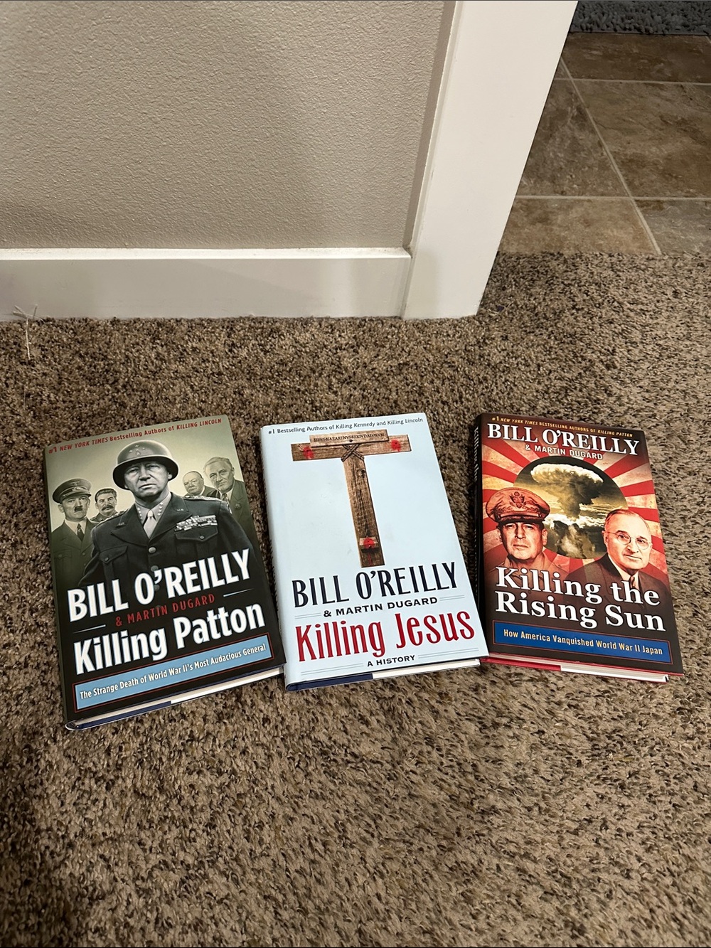 Bundle of 3 hardback books by Bill O’Reilly & Martin Duggar